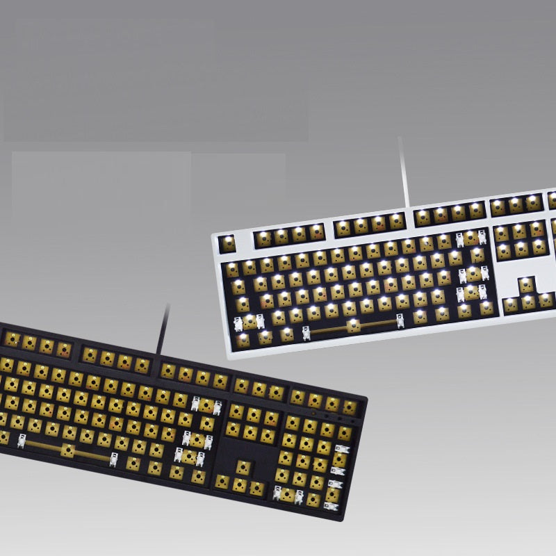 108-Key DIY Satellite Axis USB Wired Laptop Keyboard Kit