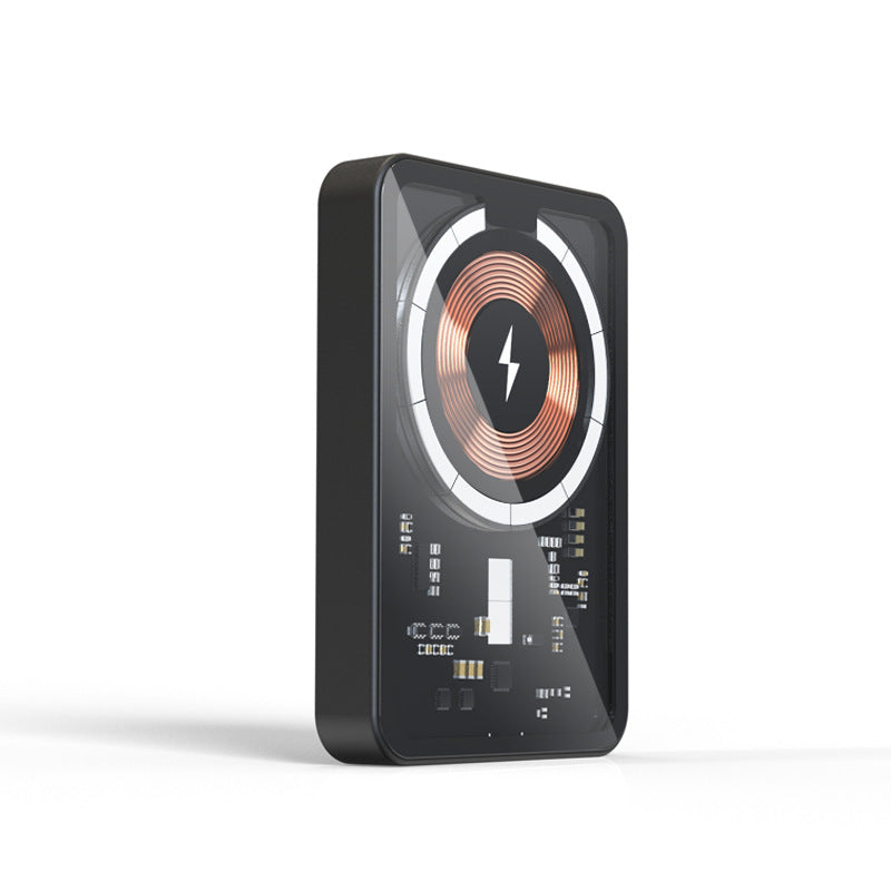10000mAh Transparent Magnetic Wireless Portable Power Bank