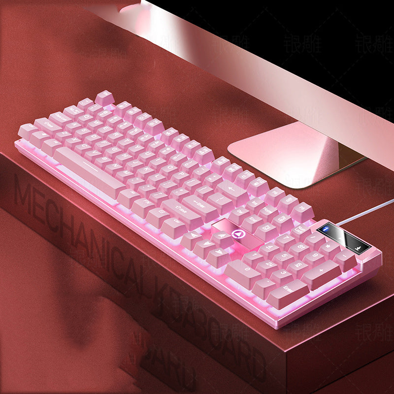 Wired Keyboard For Computer Gaming And Office