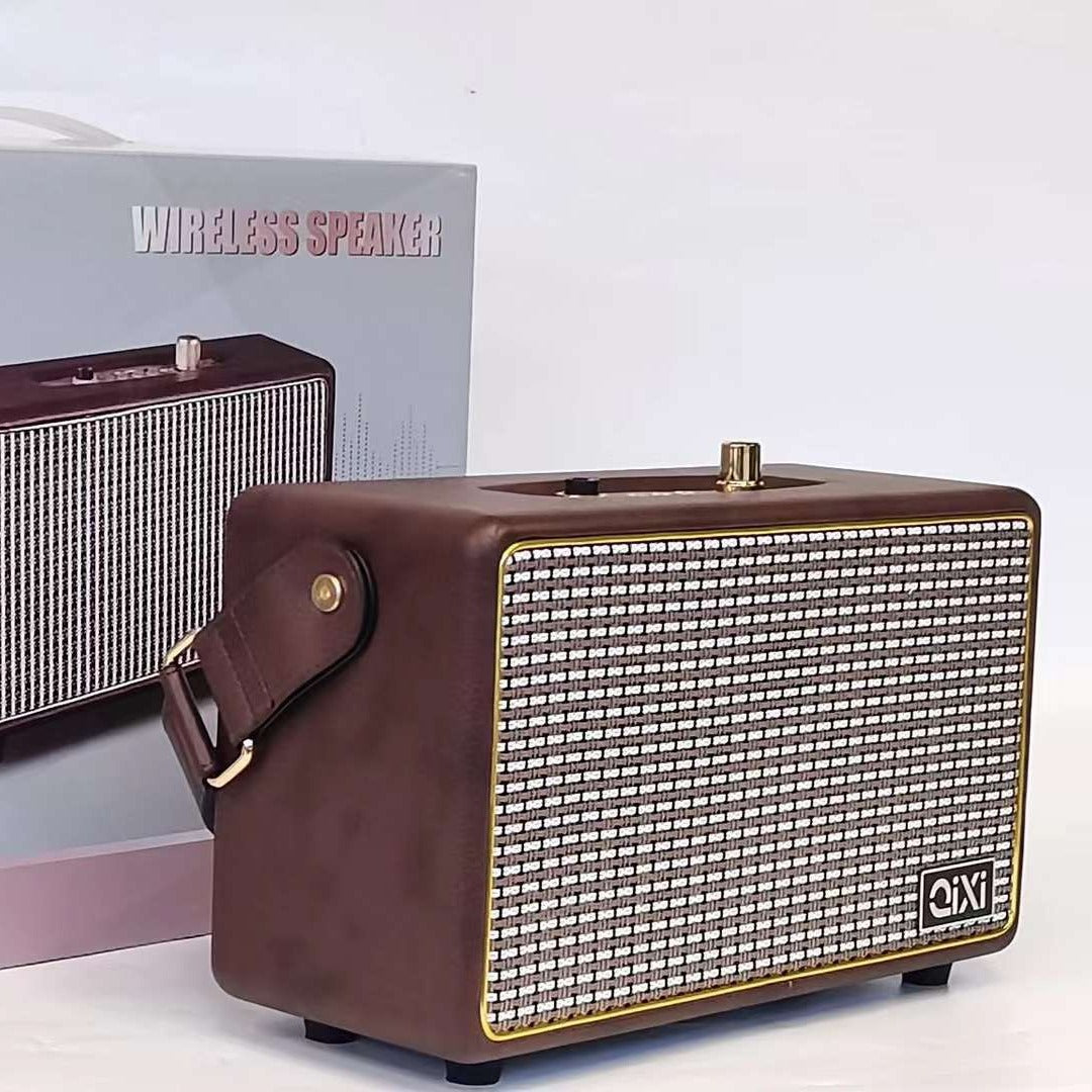 Mini Portable Bluetooth Speaker With Microphone High Power Card Speaker