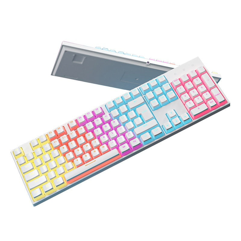 Wired Backlit Mechanical Gaming Keyboard With Mechanical Switch