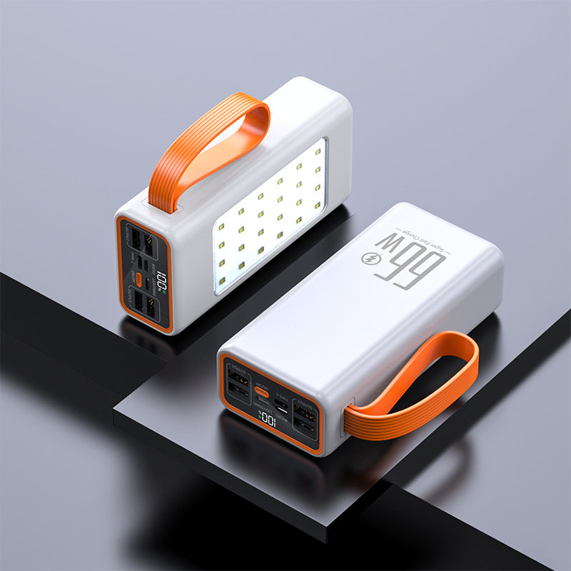 Solar Portable High Capacity Power Bank For Outdoor Camping Backup Mobile