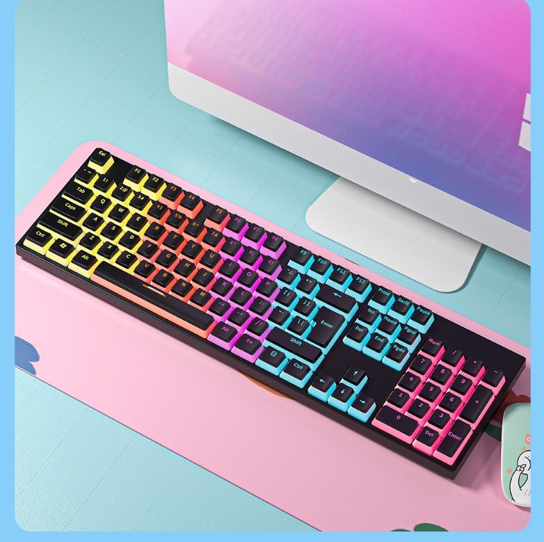 Wired Backlit Mechanical Gaming Keyboard With Mechanical Switch