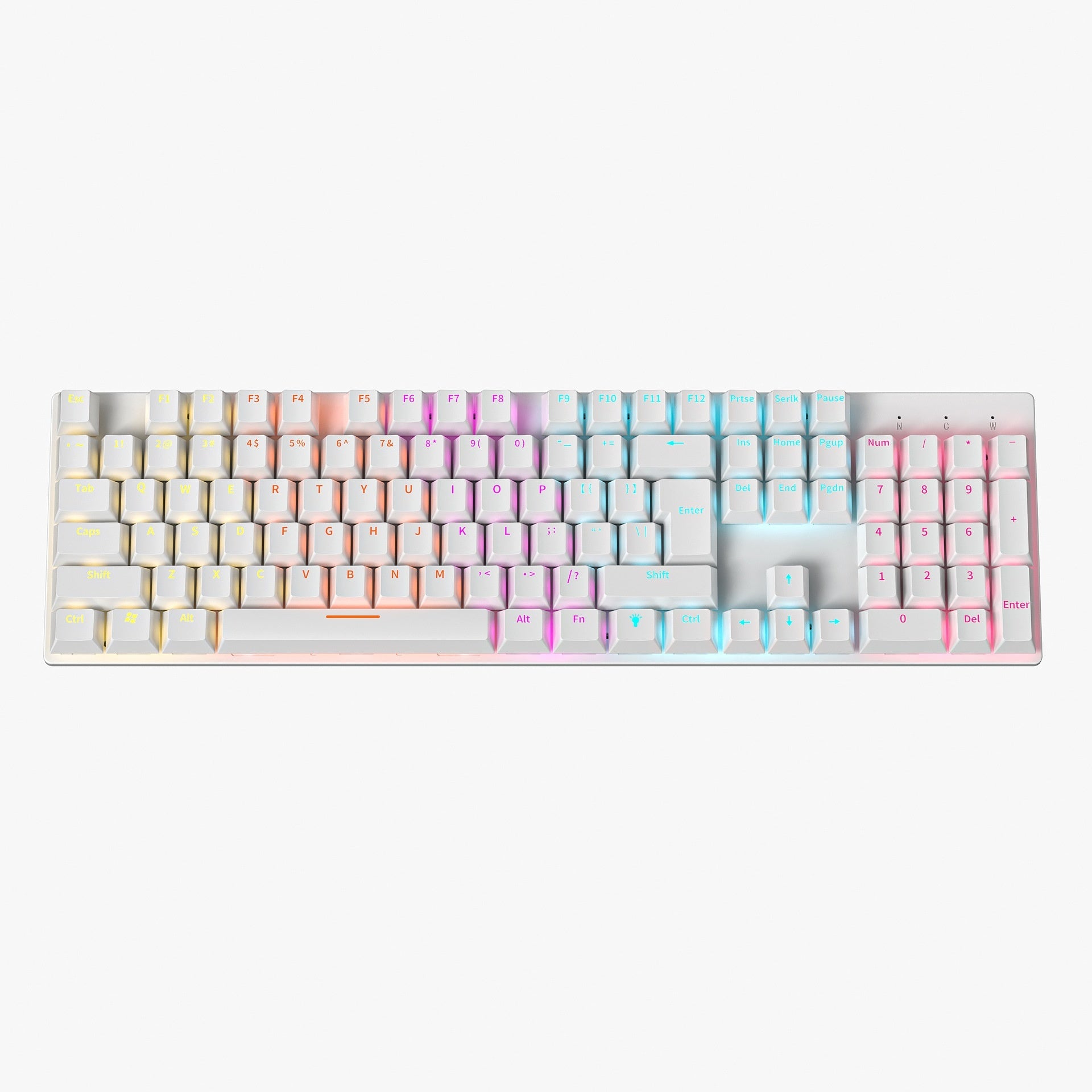 Wired Backlit Mechanical Gaming Keyboard With Mechanical Switch