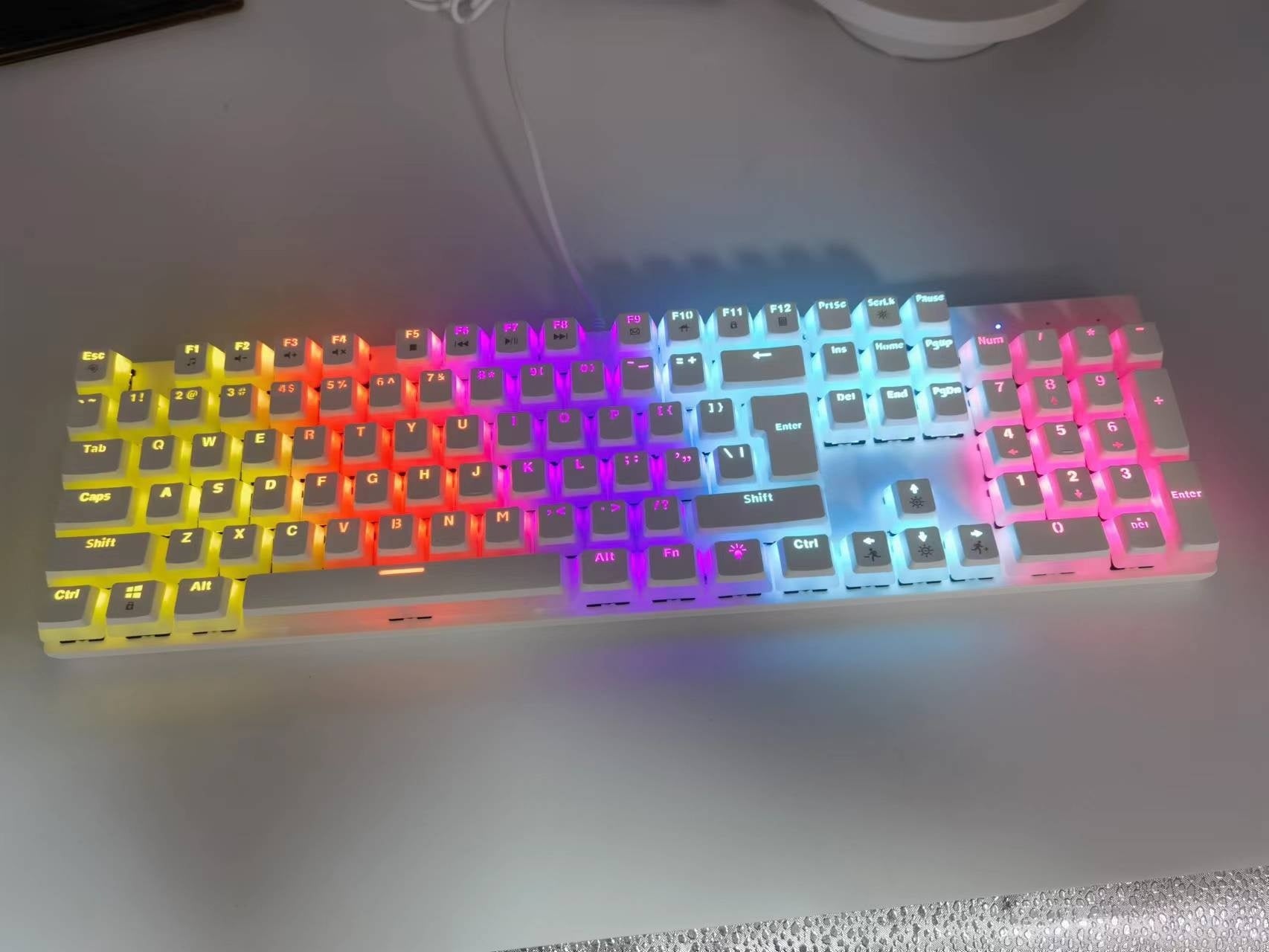 Wired Backlit Mechanical Gaming Keyboard With Mechanical Switch