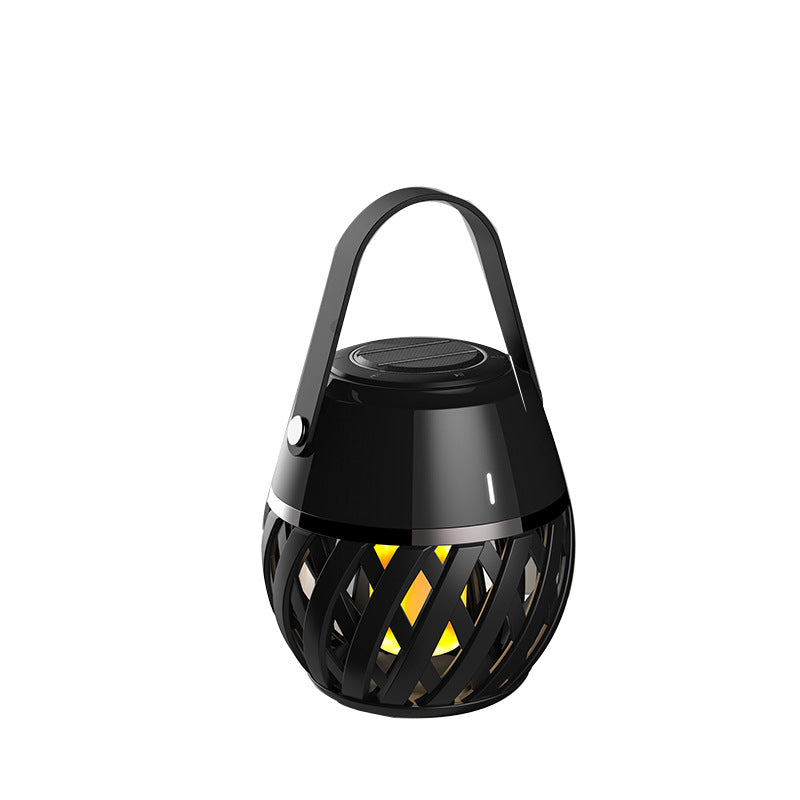 Waterproof Flame Light Bluetooth Speaker Portable Torch Lamp