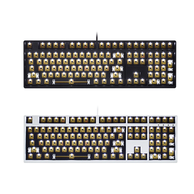 108-Key DIY Satellite Axis USB Wired Laptop Keyboard Kit
