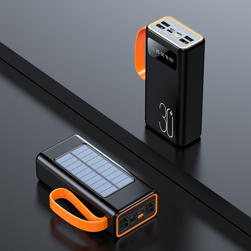 Solar Portable High Capacity Power Bank For Outdoor Camping Backup Mobile
