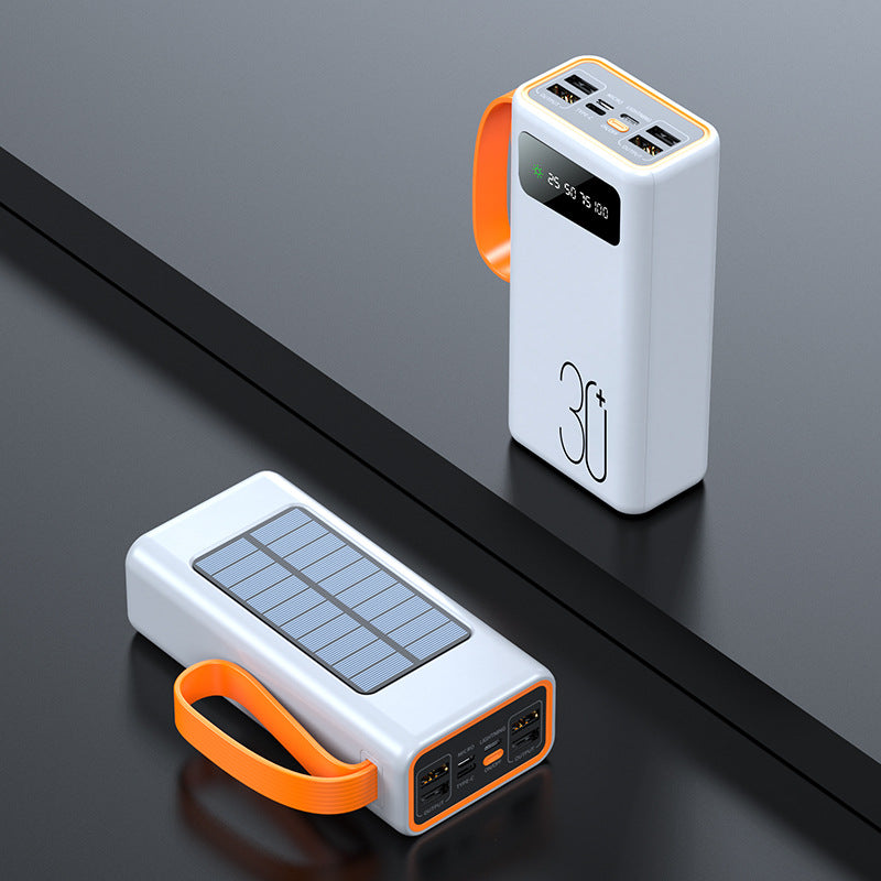 Solar Portable High Capacity Power Bank For Outdoor Camping Backup Mobile