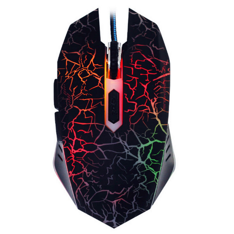 J10 Wired Gaming Keyboard Mouse Set RGB Backlit Russian Layout