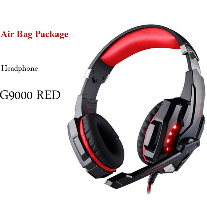 Wired Gaming Headset Surround Sound Deep Bass Microphone