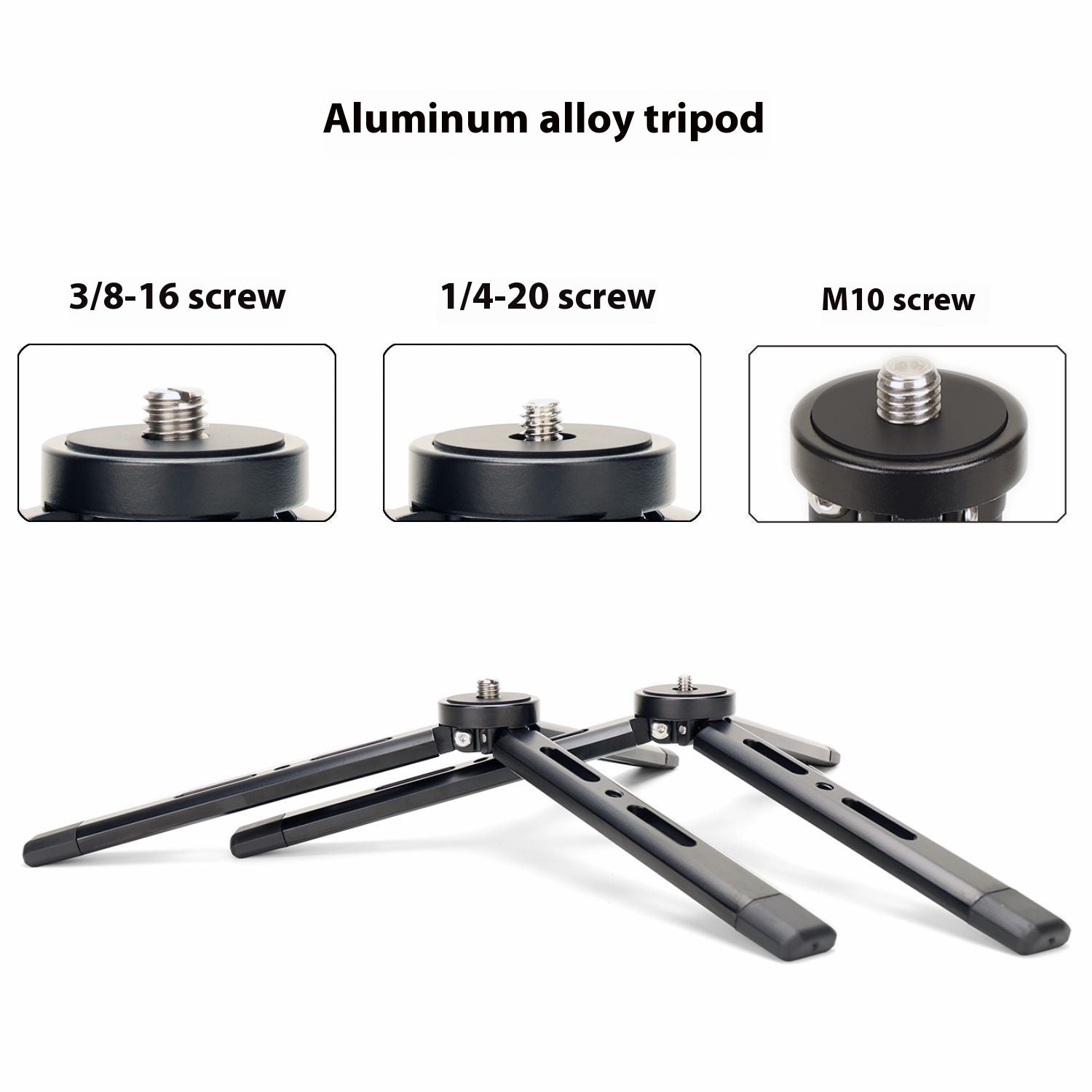 Aluminum Alloy Desktop Mini Mobile Phone Tripod Bracket