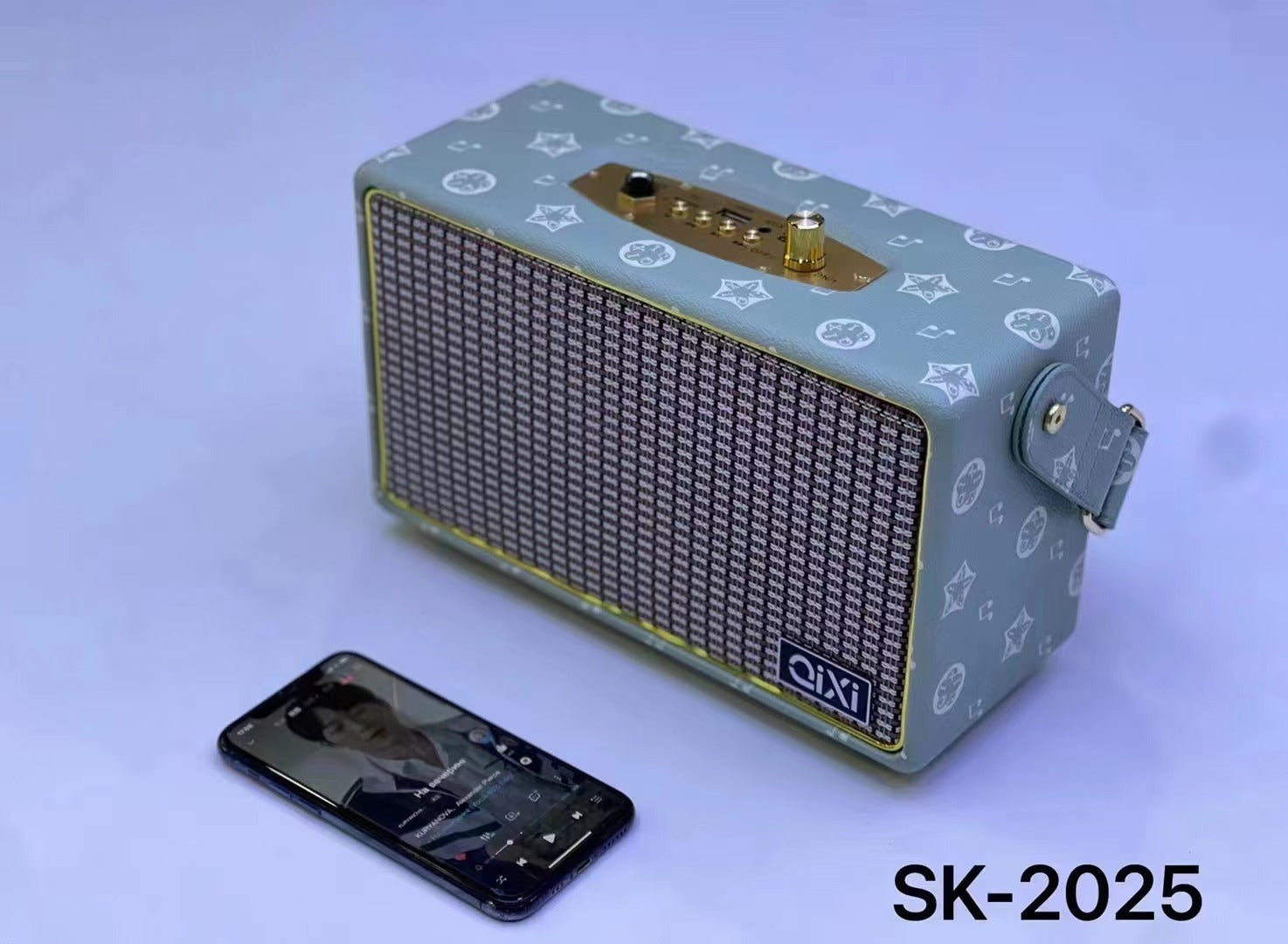 Mini Portable Bluetooth Speaker With Microphone High Power Card Speaker