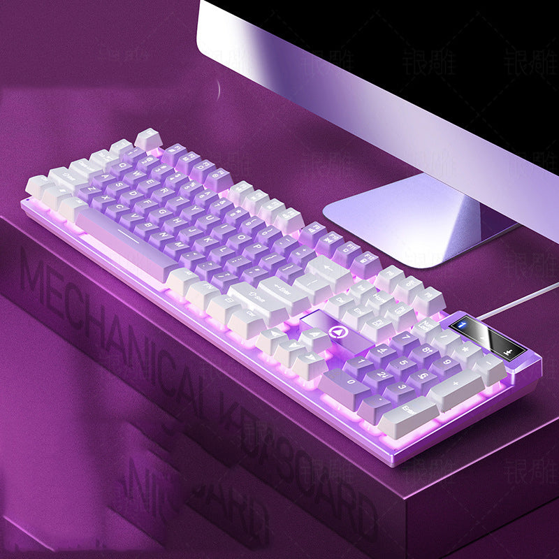 Wired Keyboard For Computer Gaming And Office