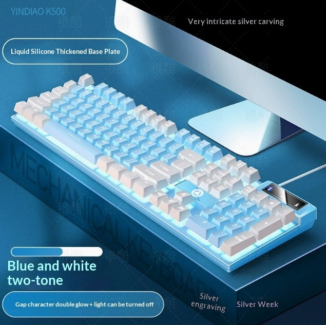 Wired Keyboard For Computer Gaming And Office