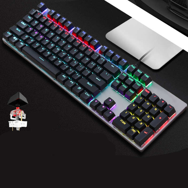 GK410 Green Axis Wired Mechanical Keyboard For Desktop Computer