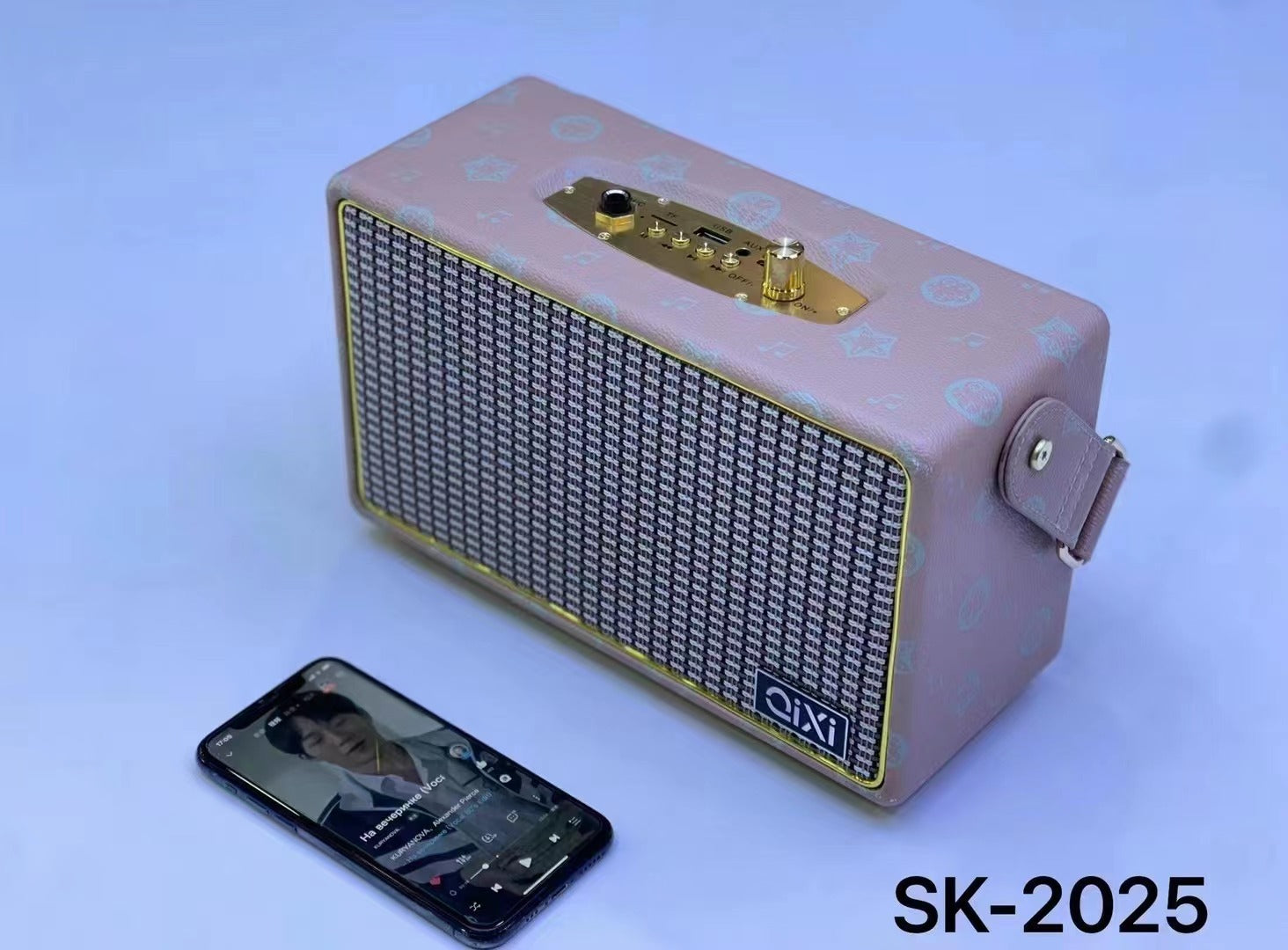 Mini Portable Bluetooth Speaker With Microphone High Power Card Speaker