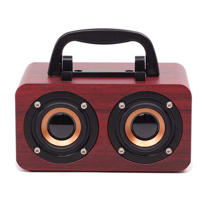 Portable Wooden Wireless Bluetooth Speaker For Outdoor Use