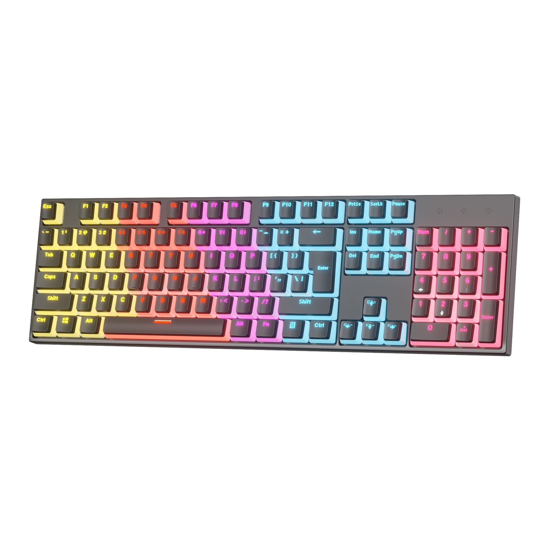Wired Backlit Mechanical Gaming Keyboard With Mechanical Switch