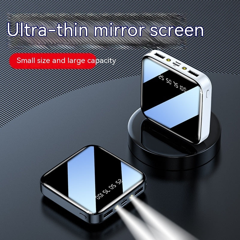 Mirror Mini Portable High Capacity Power Bank