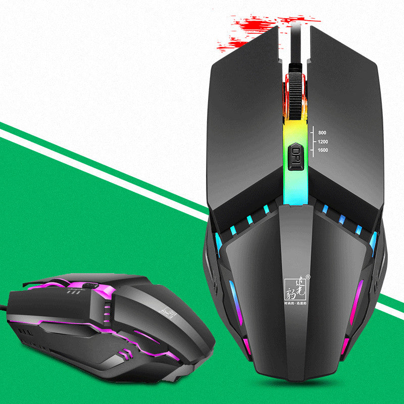 K3 Wired USB Light-Emitting Computer Mouse