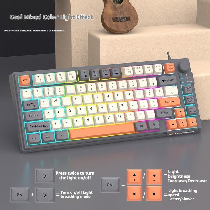 USB Wired Mechanical Gaming Keyboard