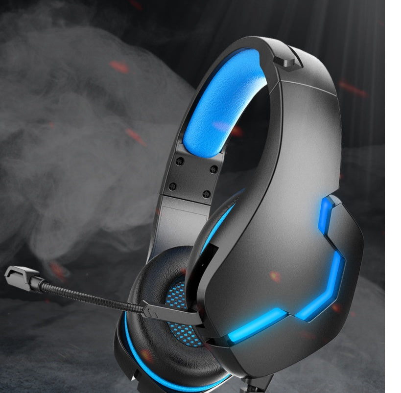 J10 Wired Gaming Headset With Mic LED Lights Volume Control