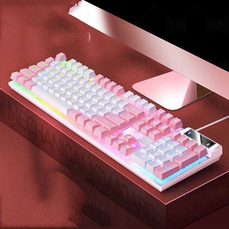 Wired Keyboard For Computer Gaming And Office