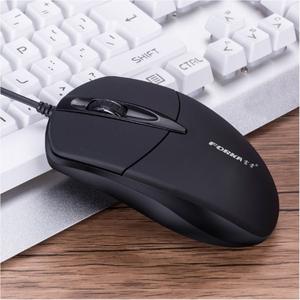 USB Wired Silent Click LED Optical Computer Mouse