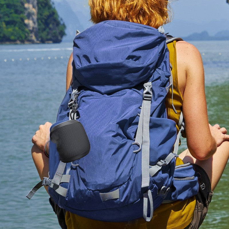 Outdoor Waterproof Bluetooth Speaker With Heavy Bass Card Support
