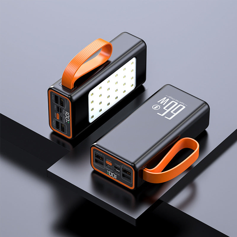 Solar Portable High Capacity Power Bank For Outdoor Camping Backup Mobile