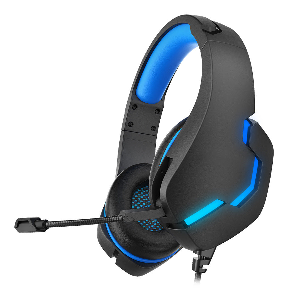J10 Wired Gaming Headset With Mic LED Lights Volume Control